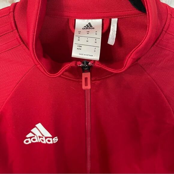 Adidas Red Full-Zip Jacket - Picture 5 of 8